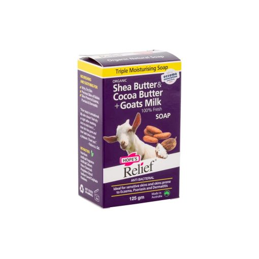 [Discontinued] Hope's Relief Organic Shea Butter, Cocoa Butter & Goat’s Milk Soap 125g