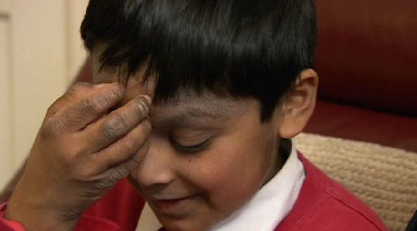 Eight-year-old Tahmid Ahmed,of Nottingham, hopes the clothing will make his life more comfortable.