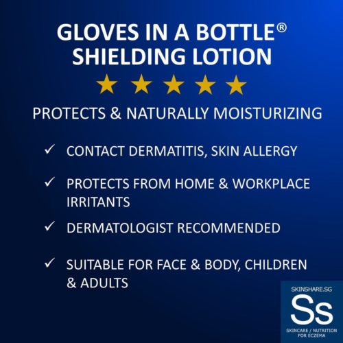 Relieve Contact Dermatitis with Gloves In A Bottle (Shielding Lotion)