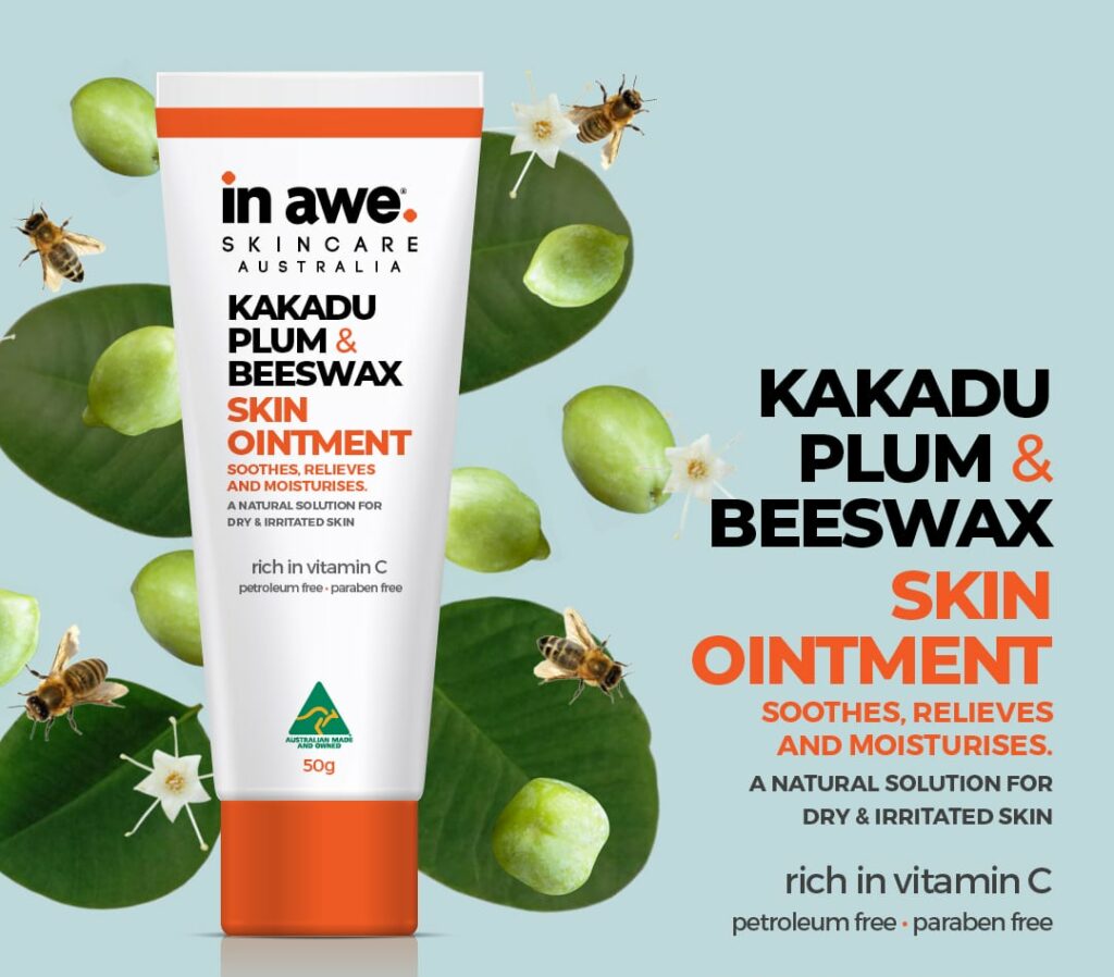 kakadu plum and beeswax skin ointment