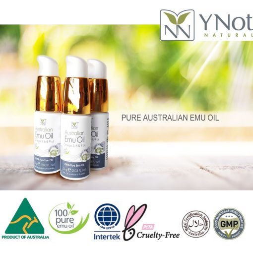 Y-Not Natural Omega 3,6 & 9 Oil 100% Pure Emu Oil (15ml travel size)