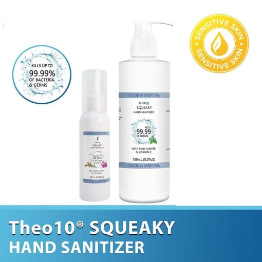 Theo10 Squeaky Hand Sanitizer (60ml/150ml) - Image 2