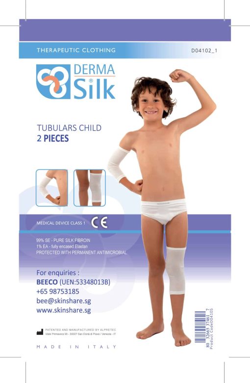DermaSilk Tubular | Arm Sleeves | Leg Sleeves for Children ( 2 pieces ) - Image 4