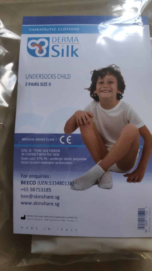 DermaSilk Child Undersocks | Indoor Socks ( 2 pairs ) - Image 6