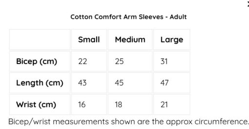 Allergy-Free Organic Cotton Arm Sleeves | Arm Protection | Arm Cover for Adult ( 2 pieces ) - Image 4