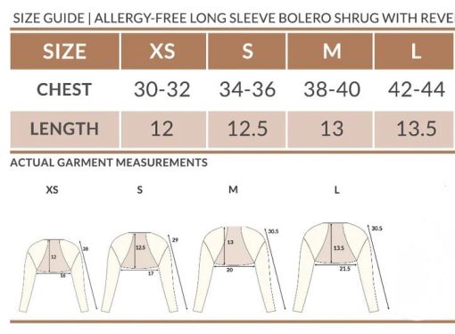 Allergy-Free Comfortable Long Sleeve Bolero Shrug | Cropped Cardigan Arm Sleeves with Reversible Mittens for Adult - Image 7