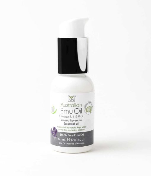Y-Not Natural 100% Pure Emu Oil Infused with Lavender Omega 3,6 & 9 (60ml)