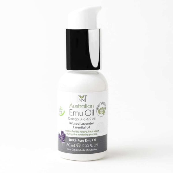 Y-Not Natural 100% Pure Emu Oil Infused with Lavender Omega 3,6 & 9 (60ml)