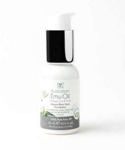 Y-Not Natural 100% Pure Emu Oil Infused with Eucalyptus Omega 3,6 & 9 (60ml)