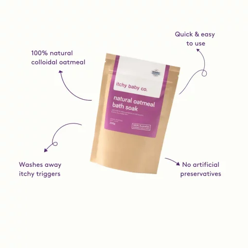 Itchy Baby Co. Natural Oatmeal Bath Soak 200g - Image 4