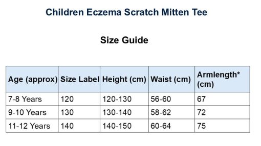 [Coming Soon] Children Eczema Mitten Sleeves Tee | Scratch Mittens T-Shirt - Image 4